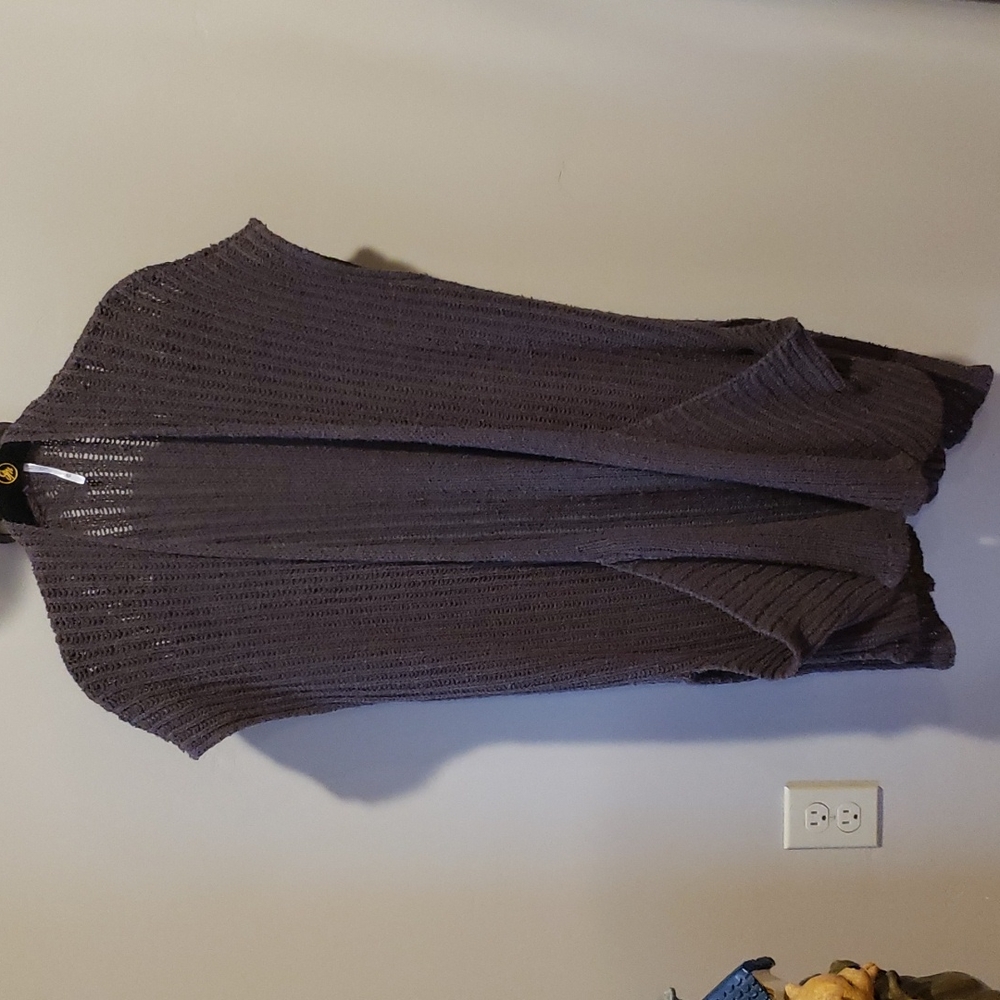 Free People Long Chunky-Knit Sleeveless Sweater